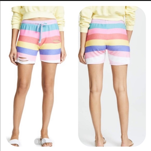Wildfox Pants - Wildfox Castaway Stripe Roberta Shorts